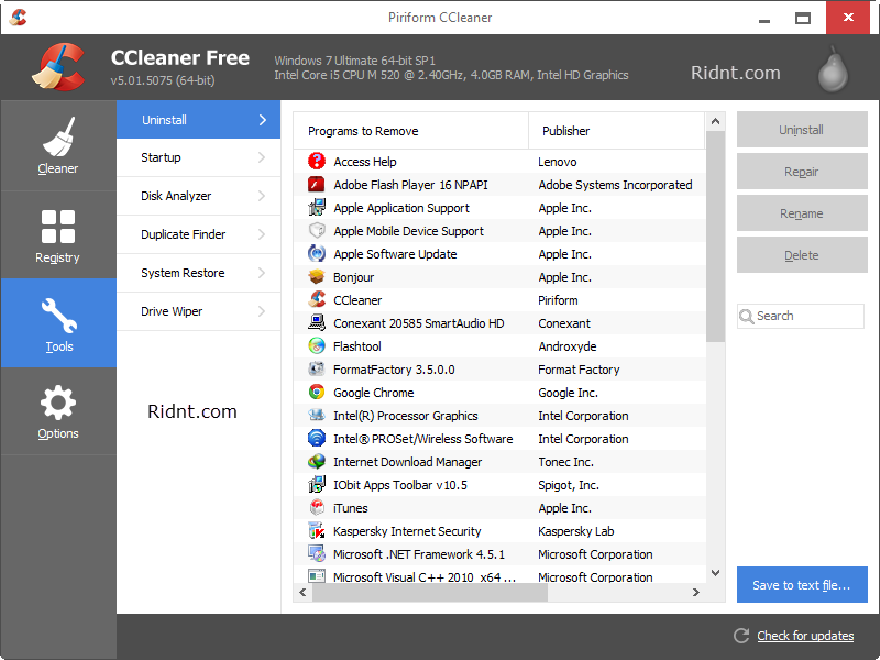 ccleaner free download windows xp 32 bit
